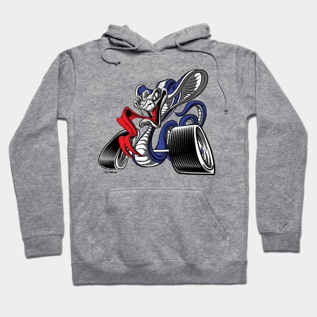 Cobra Wheels Hoodie by eShirtLabs